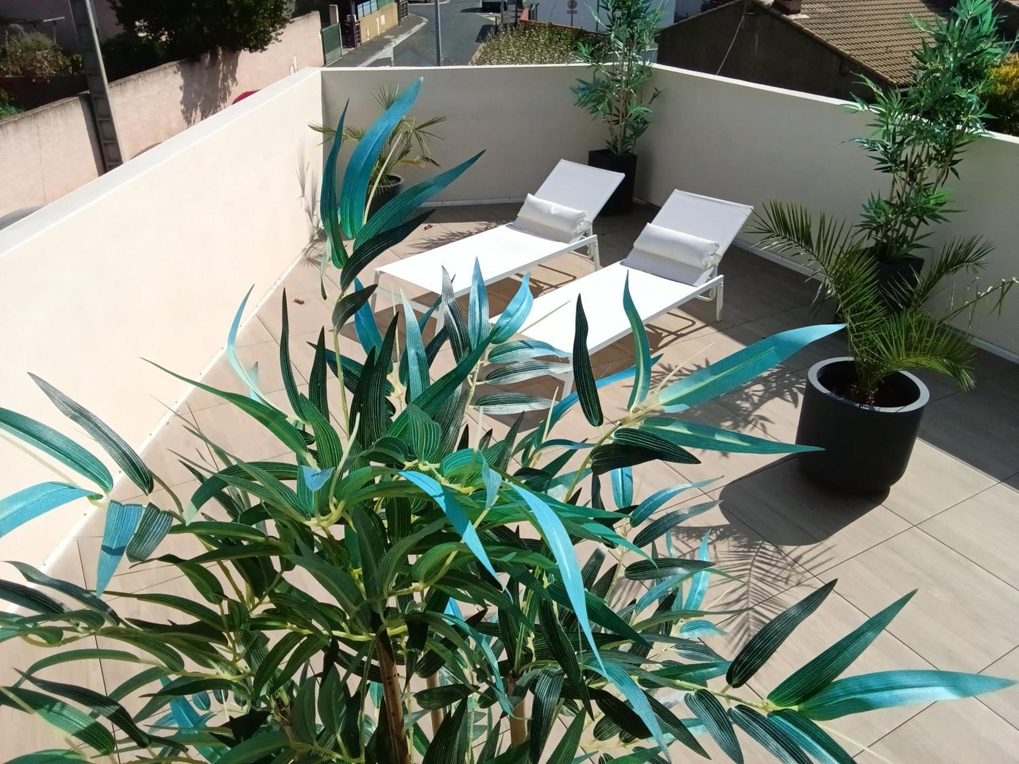 36 2 L'Air Marin Maison Duplex Grande Terrasse Narbonne Bagian luar foto