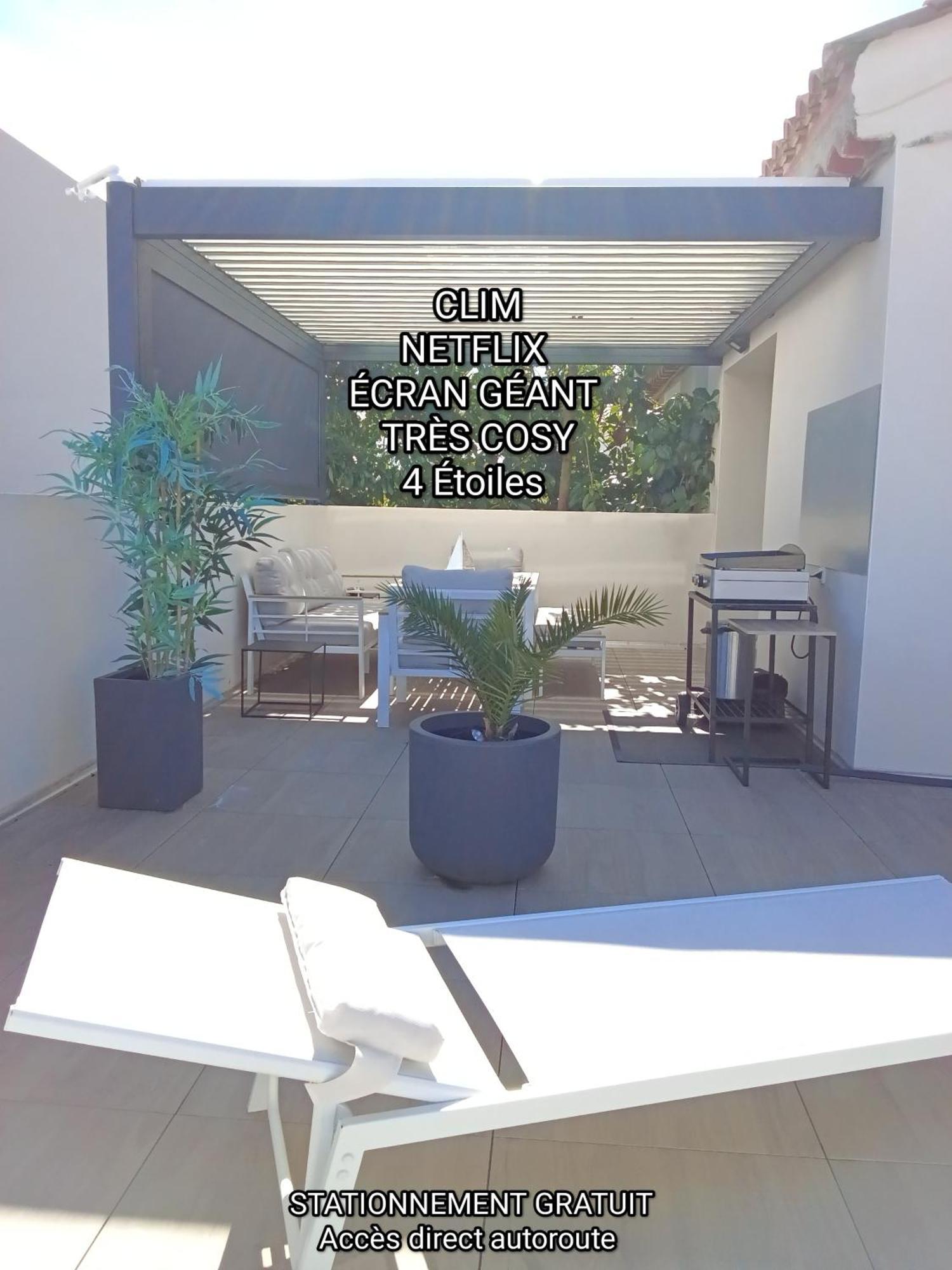 36 2 L'Air Marin Maison Duplex Grande Terrasse Narbonne Bagian luar foto